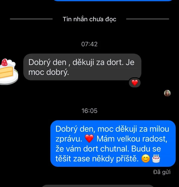 Hodnocení zákazníka Halu Dorty – dort byl moc dobrý Skutečné hodnocení zákazníka – dort byl moc dobrý | Halu Dorty