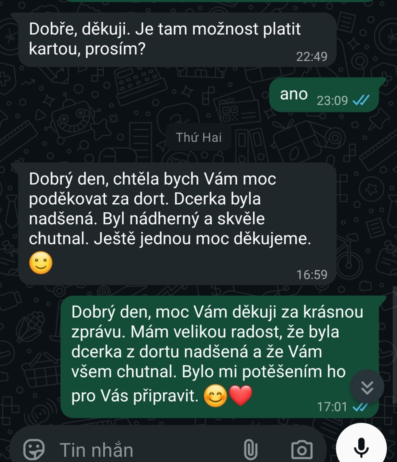 Hodnocení zákazníka Halu Dorty – dcera byla nadšená Skutečné hodnocení zákazníka – dcera byla nadšená a dort skvěle chutnal | Halu Dorty